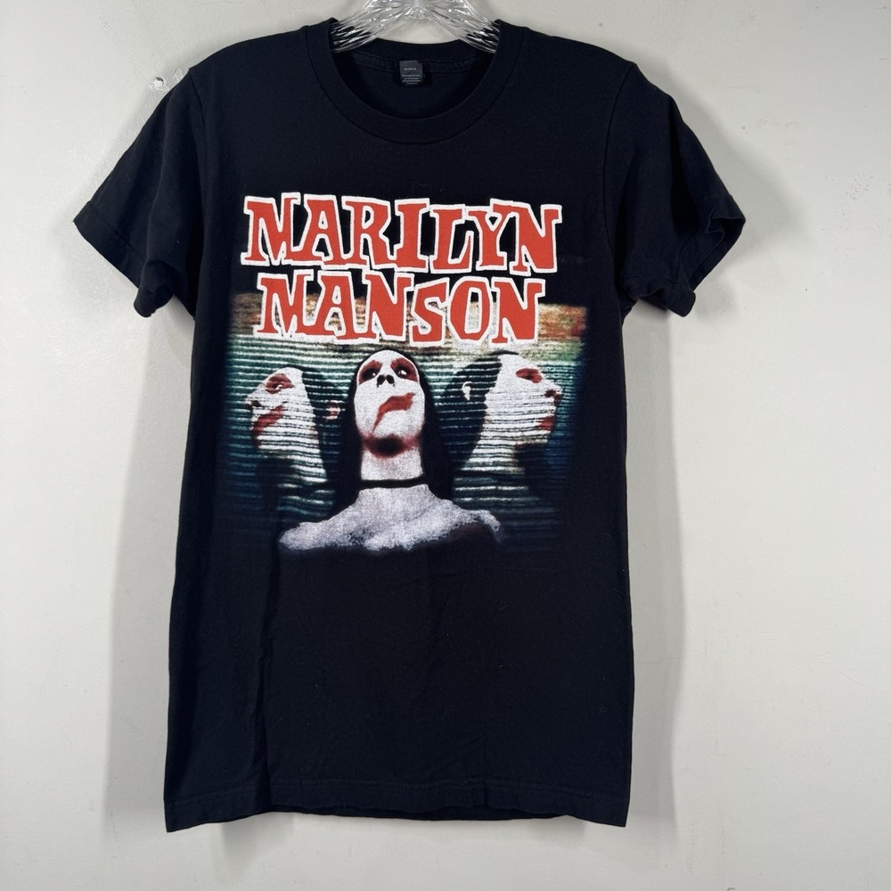 Marilyn Manson Sweet Dreams T Shirt Size S Tour Band Music Goth 2010s Vintage